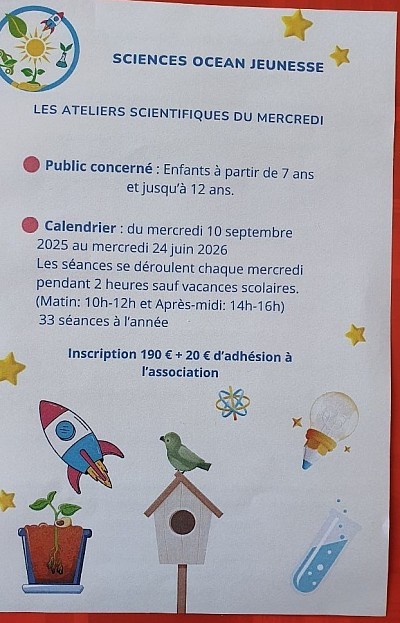 Flyer de l'association 2025/2026 (recto)
