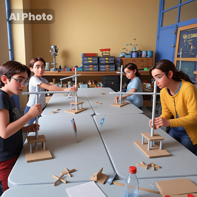Construire des grues miniatures.